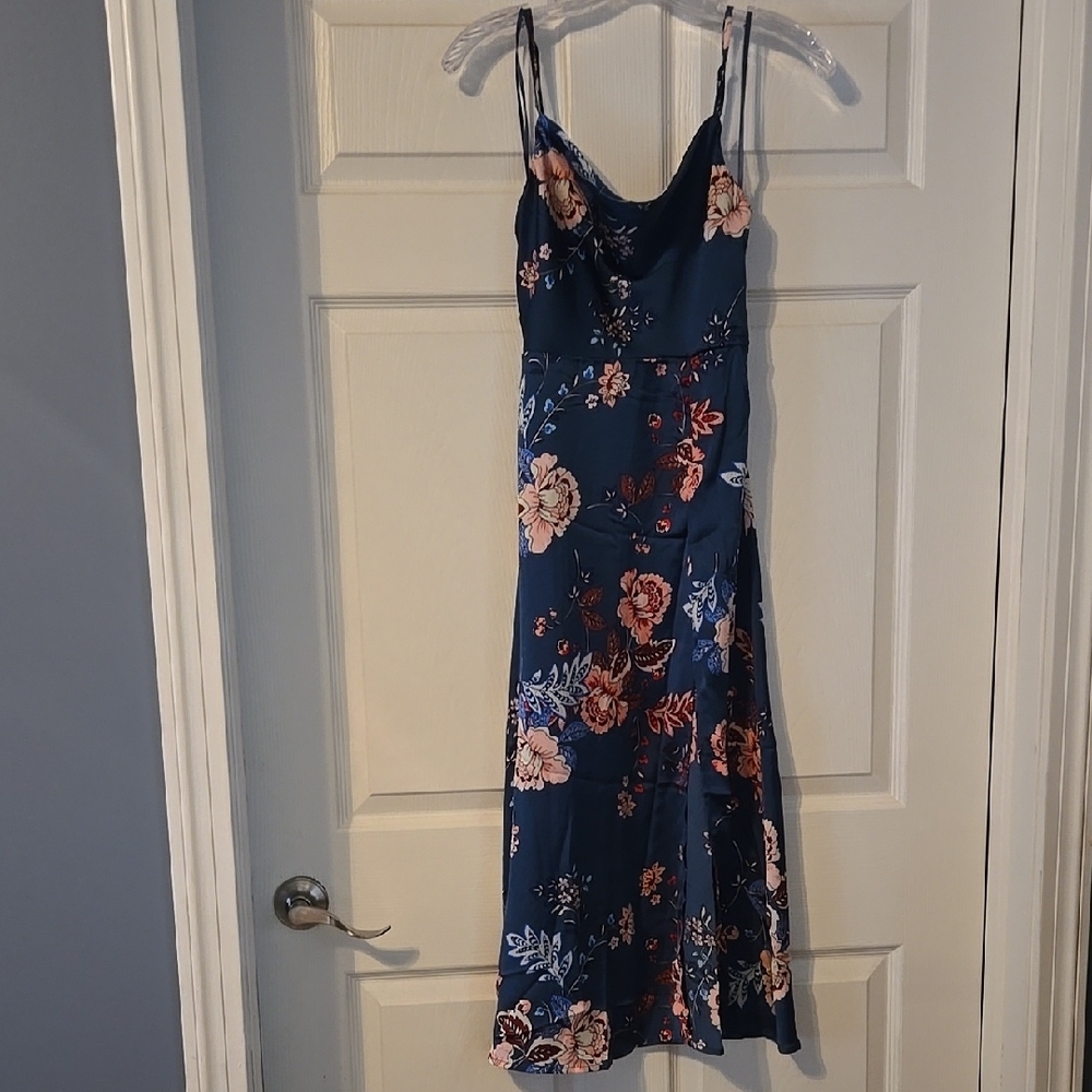 Petal and Pup Floral Spaghetti Strap Dress